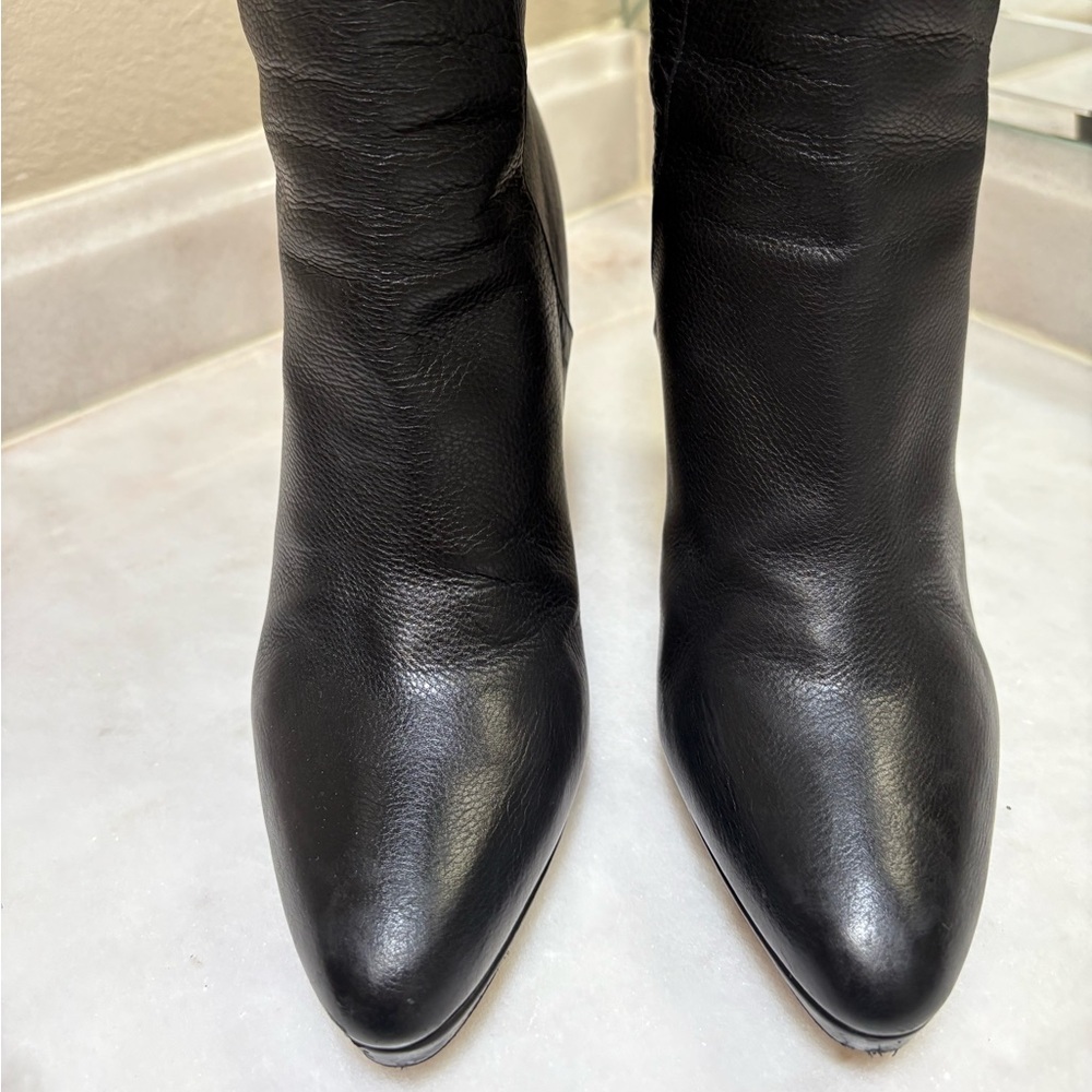 Jimmy Choo Black Heeled Boots - Picture 2 of 6